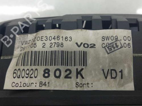 Instrument cluster VW POLO (9N_, 9A_) 1.4 TDI | BP13379331C47 