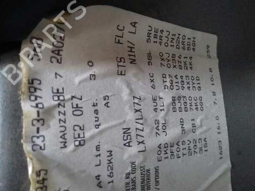 Gearbox AUDI A4 B6 (8E2) 3.0 | BP1716941M3 