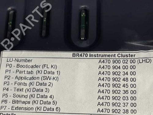 Instrument cluster MERCEDES-BENZ X-CLASS (470)  | BP13048375C47 