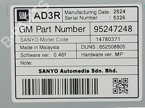 Display monitor OPEL MOKKA / MOKKA X (J13) 1.7 CDTI 4x4 (_76) | BP32059489C48 