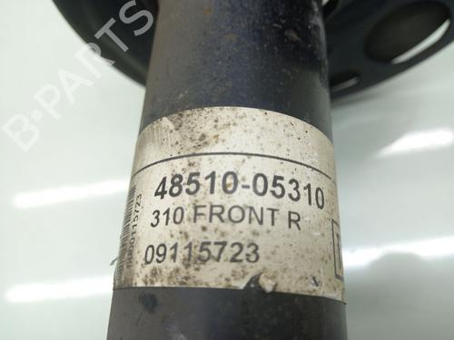 Right front shock absorber TOYOTA AVENSIS Saloon (_T27_) 1.8 VVT-i (ZRT271_, ZRT271R) | BP16766205M17 