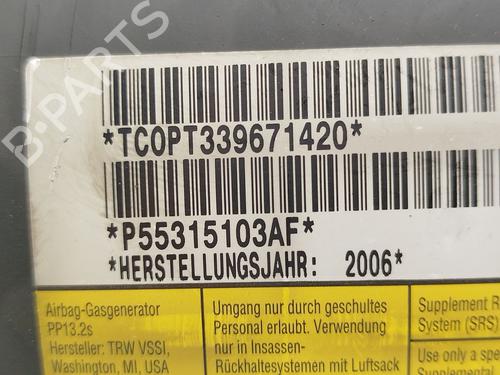 Kollisonspute sett JEEP CHEROKEE (KJ) 2.8 CRD 4x4 | BP20968218C86 