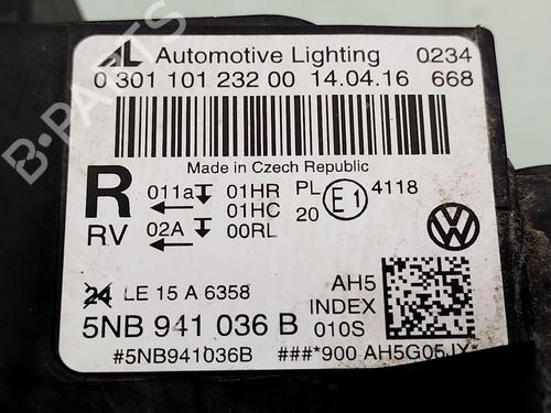 Right headlight VW TIGUAN (AD1, AX1) 2.0 TDI | BP32365744C29