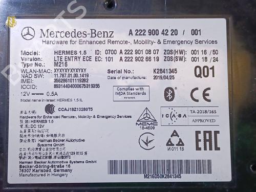 Electronic module MERCEDES-BENZ GLA-CLASS (X156) GLA 200 CDI / d (156.908) | BP17715440M83 