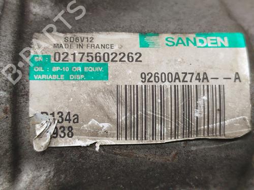 AC compressor NISSAN NV200 / EVALIA Bus 1.5 dCi 90 (M20, M20M) | BP30271943M34 