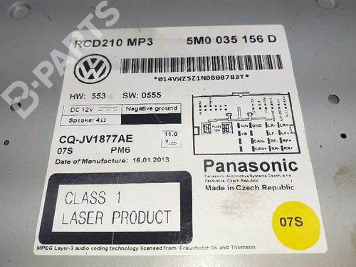 Radio VW POLO V (6R1, 6C1) 1.2 TSI | BP10359292E6 
