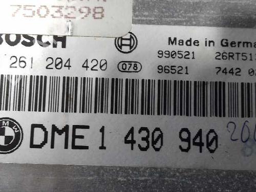 Engine control unit (ECU) BMW 3 (E46) 316 i | BP1306890M57 
