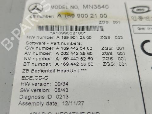 Radio MERCEDES-BENZ VIANO (W639)  | BP21264025E6 