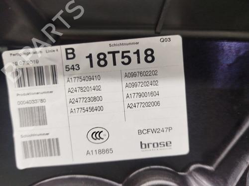 Front right window mechanism MERCEDES-BENZ B-CLASS Sports Tourer (W247) B 200 d (247.012) | BP26567072C23 