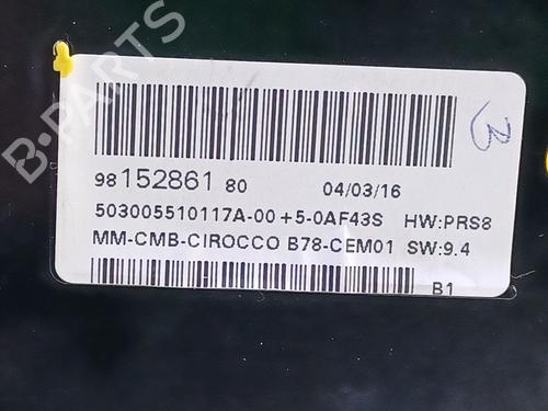 Instrument cluster CITROËN C4 Grand Picasso II (DA_, DE_) 1.6 HDi / BlueHDi 115 | BP21176595C47 
