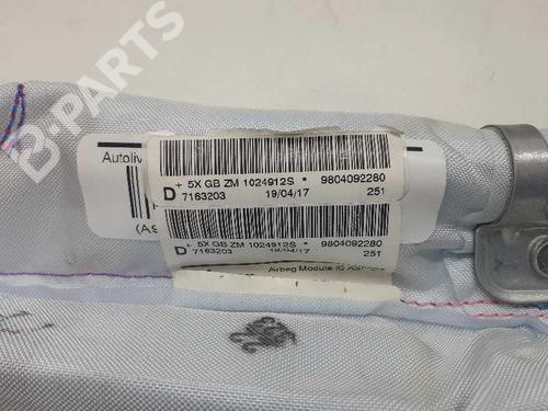 Right curtain airbag PEUGEOT 208 I (CA_, CC_) 1.6 GTi | BP9655153C12 