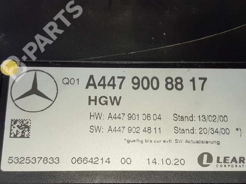 Electronic module MERCEDES-BENZ V-CLASS (W447)  | BP9827573M83 