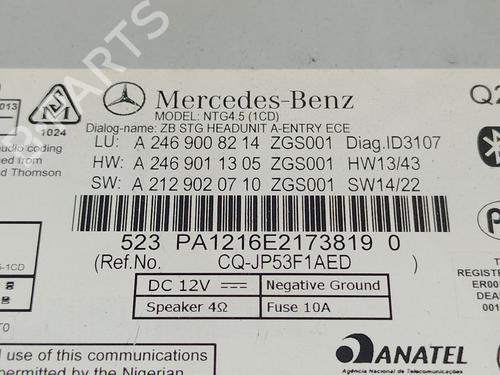 Radio MERCEDES-BENZ GLA-CLASS (X156) GLA 220 CDI 4-matic (156.905) | BP29357017E6 