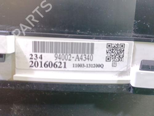 Instrument cluster KIA CARENS IV 1.7 CRDi | BP18106297C47 