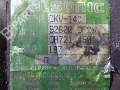 AC compressor NISSAN TERRANO II (R20)  | BP9116359M34 