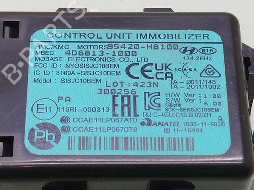 Electronic module KIA STONIC (YB) 1.0 T-GDi | BP38481529M83 - Image 4