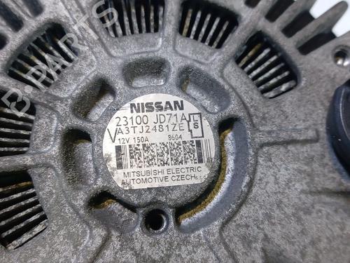 Alternator NISSAN QASHQAI / QASHQAI +2 I (J10, NJ10, JJ10E) 2.0 dCi | BP16701823M7 