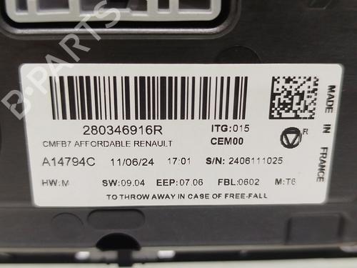 Display monitor RENAULT CLIO V (B7_) 1.0 LPG (B7MT) | BP33824725C48  - Image 5