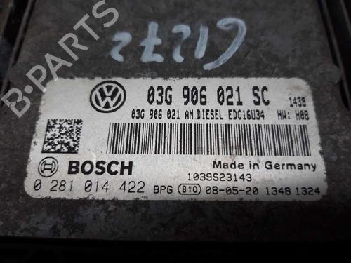 Engine control unit (ECU) SEAT LEON (1P1) 1.9 TDI | BP6784360M57 