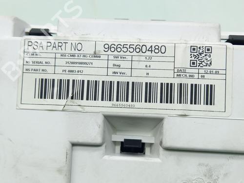 Instrument cluster CITROËN C5 III (RD_)  | BP16446396C47 