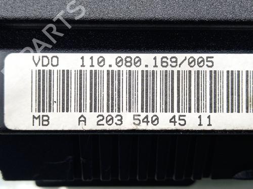 Instrument cluster MERCEDES-BENZ C-CLASS Coupe (CL203)  | BP17001104C47 