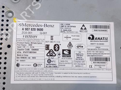Radio MERCEDES-BENZ SPRINTER 3,5-t Tourer Bus (B907) 316 CDI (907.731, 907.733, 907.735) | BP29280382E6 