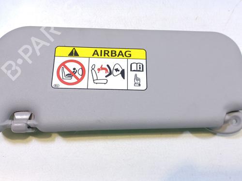 Used Right sun visor TOYOTA AURIS (_E18_) 2.0 D-4D (ADE186_, ADE186R) (124 hp) 29351943