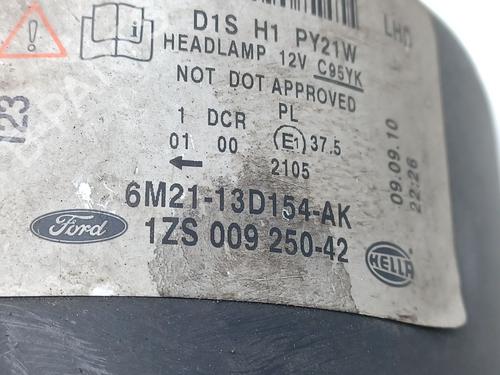 Right headlight FORD S-MAX (WA6) 2.0 TDCi | BP29356927C29 
