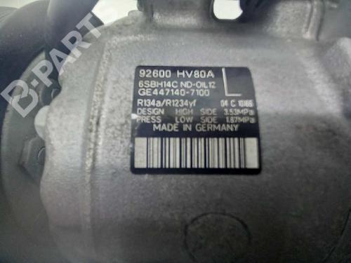 AC compressor NISSAN QASHQAI II SUV (J11, J11_)  | BP11528713M34 