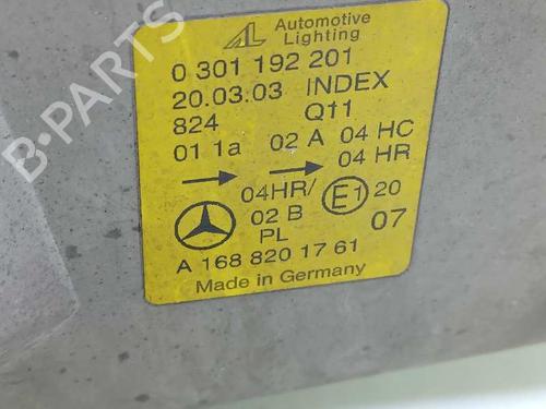 Left headlight MERCEDES-BENZ A-CLASS (W168)  | BP16713623C28 