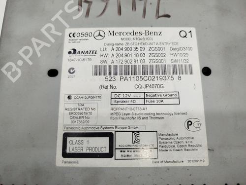 Radio MERCEDES-BENZ C-CLASS T-Model (S204) C 200 CDI (204.201) | BP19321902E6 