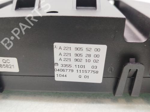 Climate control MERCEDES-BENZ S-CLASS (W221, V221) S 250 CDI (221.003, 221.103) | BP22743810I5 