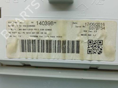 Instrument cluster PEUGEOT 208 I (CA_, CC_)  | BP13552862C47 