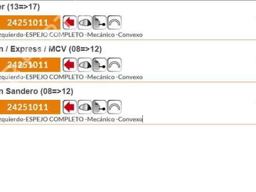 Left mirror DACIA LOGAN (LS_)  | BP30142950C26 