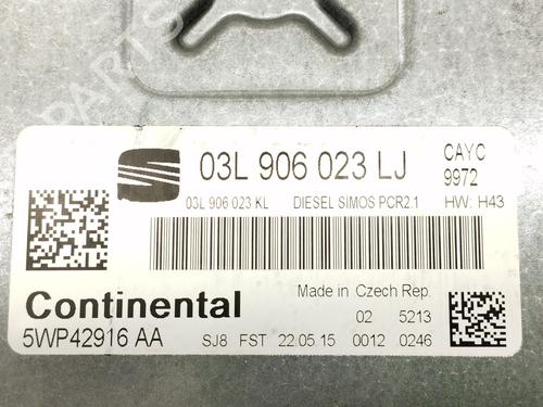 Engine control unit (ECU) SEAT ALTEA XL (5P5, 5P8) 1.6 TDI | BP16765807M57 