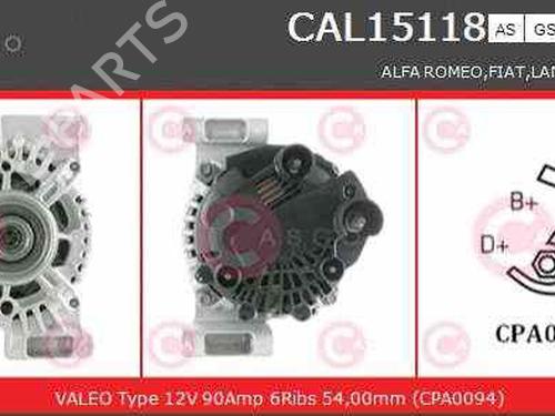 Used Alternator OPEL CORSA C (X01) 1.3 CDTI (F08, F68) (70 hp) 1328255