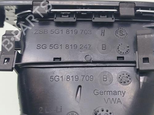 Air vent VW GOLF VII (5G1, BQ1, BE1, BE2) 2.0 GTI | BP23425389I21 