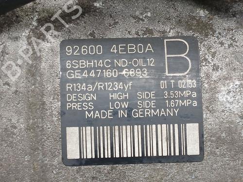 AC compressor RENAULT KADJAR (HA_, HL_) 1.2 TCe 130 (HLMR) | BP32508156M34  - Image 5