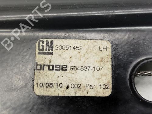 Front left window mechanism OPEL INSIGNIA A (G09) 2.0 CDTI (68) | BP28276416C22 
