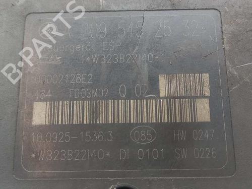 ABS pump MERCEDES-BENZ C-CLASS (W203) C 270 CDI (203.016) | BP14468268M43 