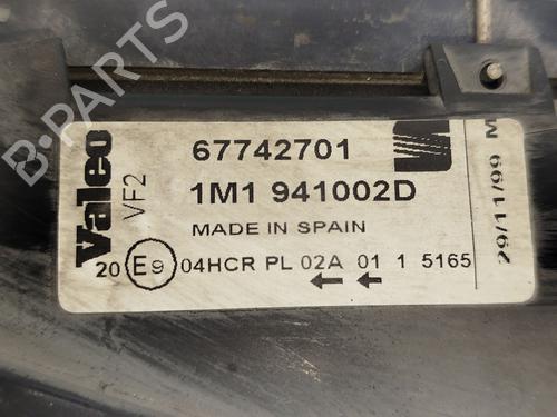 Right headlight SEAT TOLEDO II (1M2) 1.9 TDI | BP27606921C29 