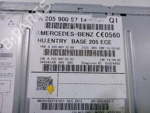 Radio MERCEDES-BENZ V-CLASS (W447)  | BP15739550E6 