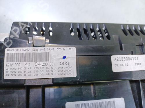 Instrument cluster MERCEDES-BENZ E-CLASS (W212) E 350 CDI (212.025) | BP16934275C47 