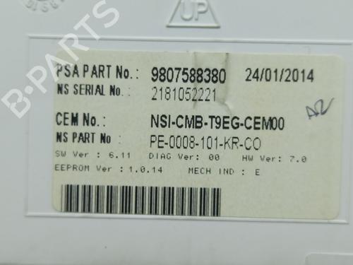 Instrument cluster PEUGEOT 308 II (LB_, LP_, LW_, LH_, L3_) 1.6 THP 125 | BP16722697C47 