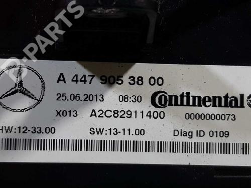 Climate control MERCEDES-BENZ V-CLASS (W447)  | BP9117598I5 