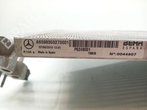 AC radiator MERCEDES-BENZ VIANO (W639)  | BP21116633M32 
