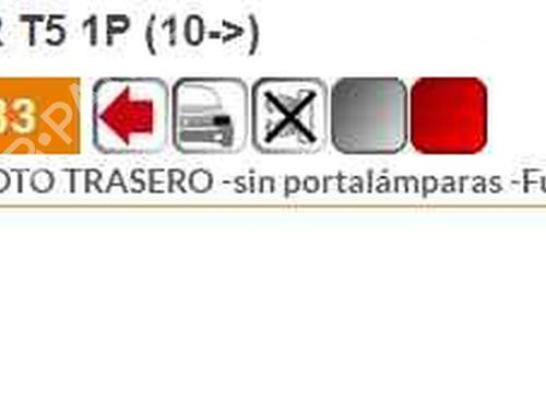 Left taillight VW TRANSPORTER T5 Van (7HA, 7HH, 7EA, 7EH) 1.9 TDI | BP40105619C34 - Image 2