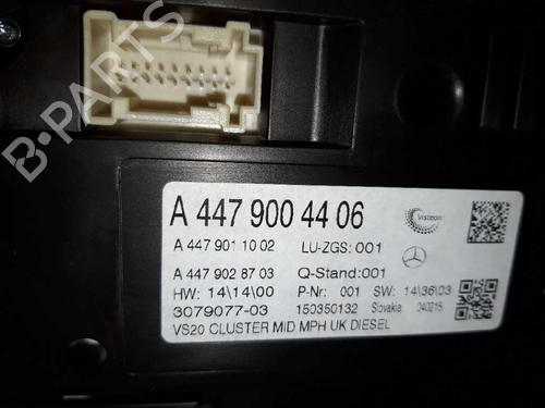 Instrument cluster MERCEDES-BENZ VITO Mixto (Double Cabin) (W447)  | BP9123005C47 