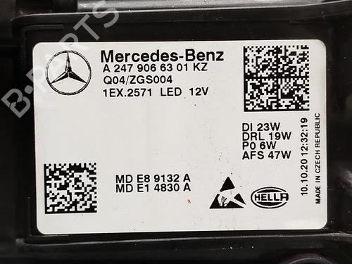 Left headlight MERCEDES-BENZ GLA (H247) GLA 220 d 4-matic (247.715) | BP35964351C28 - Image 11