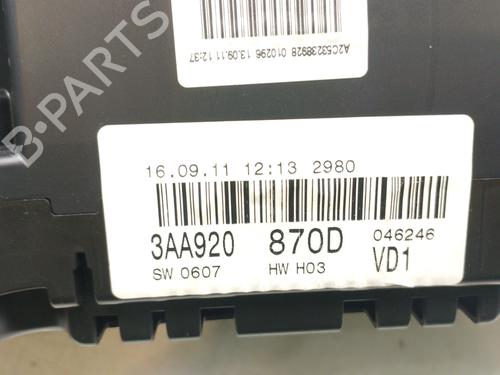 Instrument cluster VW PASSAT B7 (362) 1.6 TDI | BP36992185C47 - Image 4